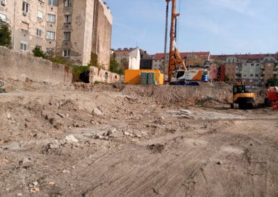 mobil betondaráló gép, Budapest